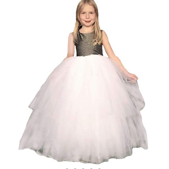 Jennifer + June Other - NWT. 2T-3T Metallic Silver Fluffy Tutu Tulle Dress